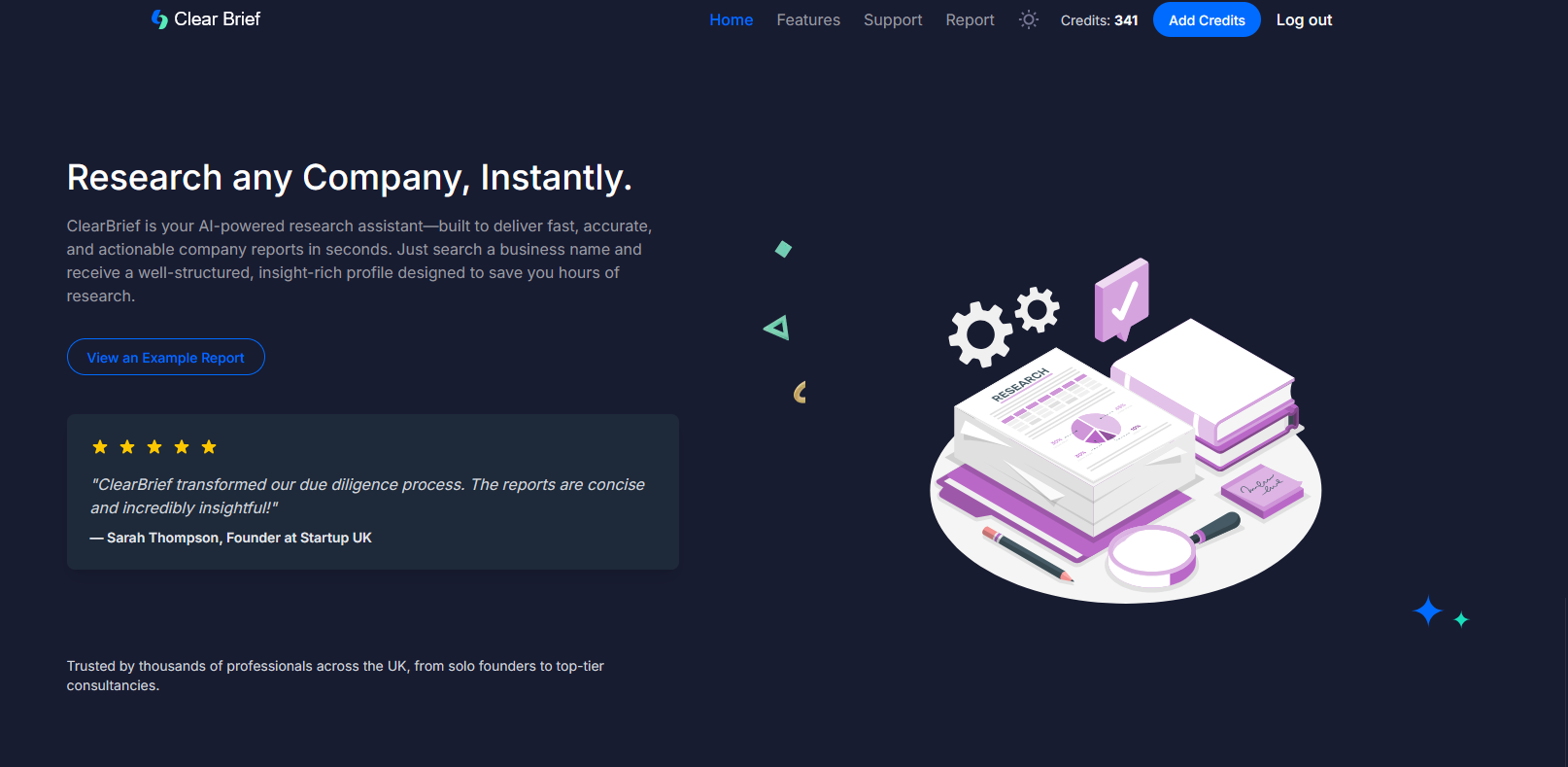 ClearBrief gallery image