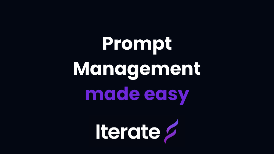 startuptile Iterate-Prompt management made easy