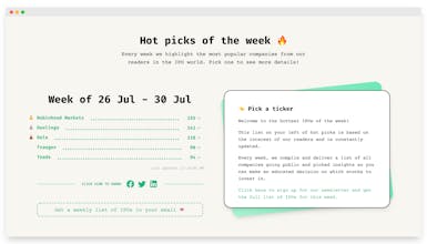 IPO Hot Picks gallery image