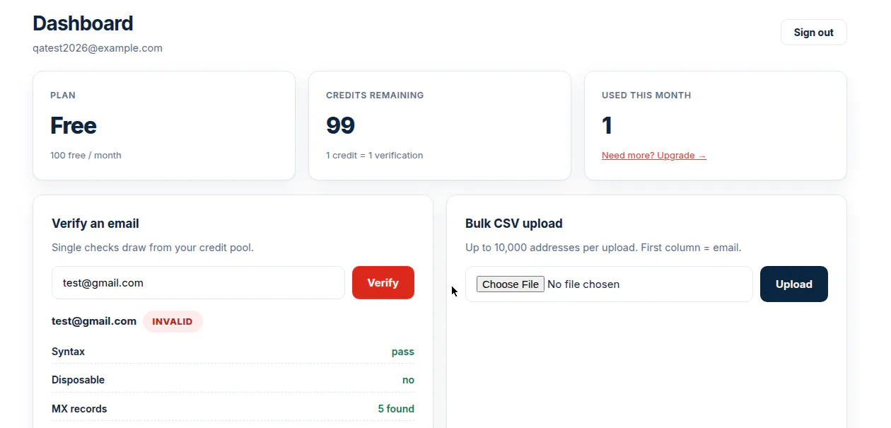 Email Verify 截图