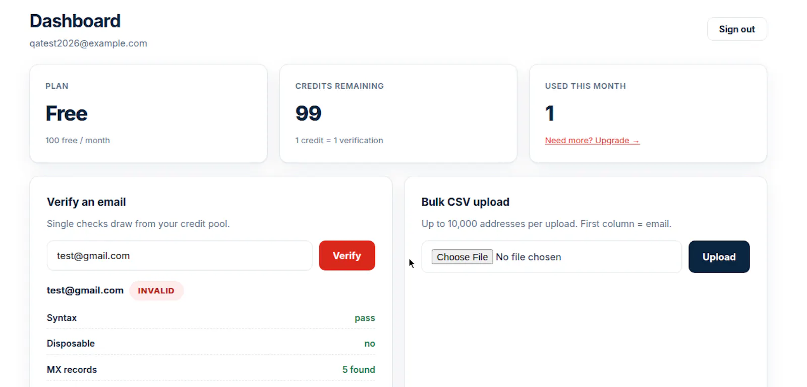Email Verify screenshot 2