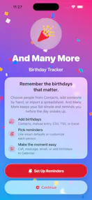 Any Many More: Birthday Alerts
