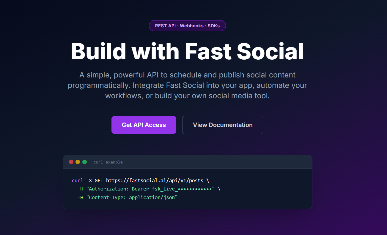 FastSocial.ai gallery image
