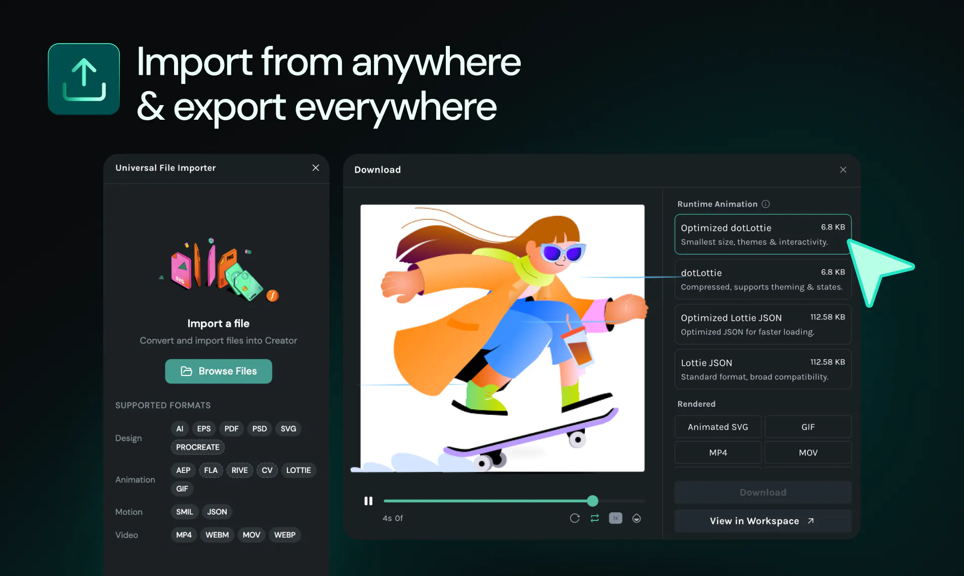 Lottie Creator 2.0 gallery image