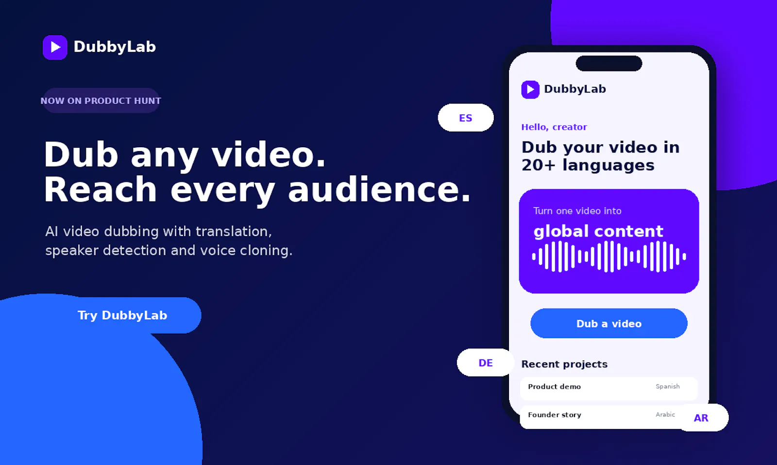DubbyLab: AI Video Dubbing screenshot 5