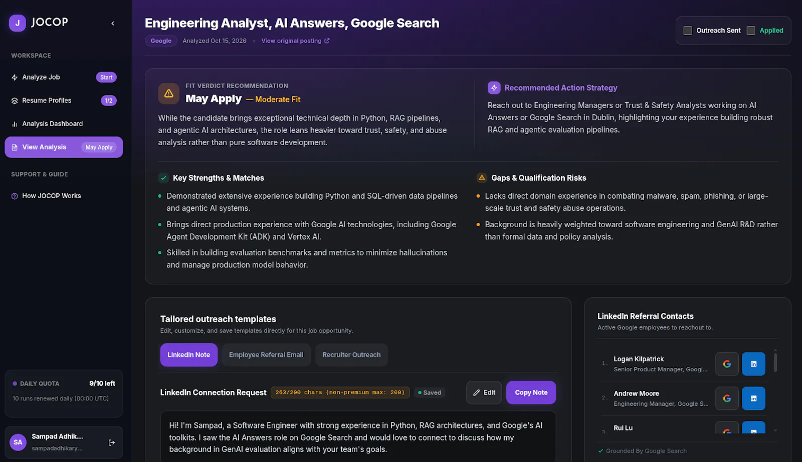 JOCOP 1.5: Smarter Job Search screenshot 2