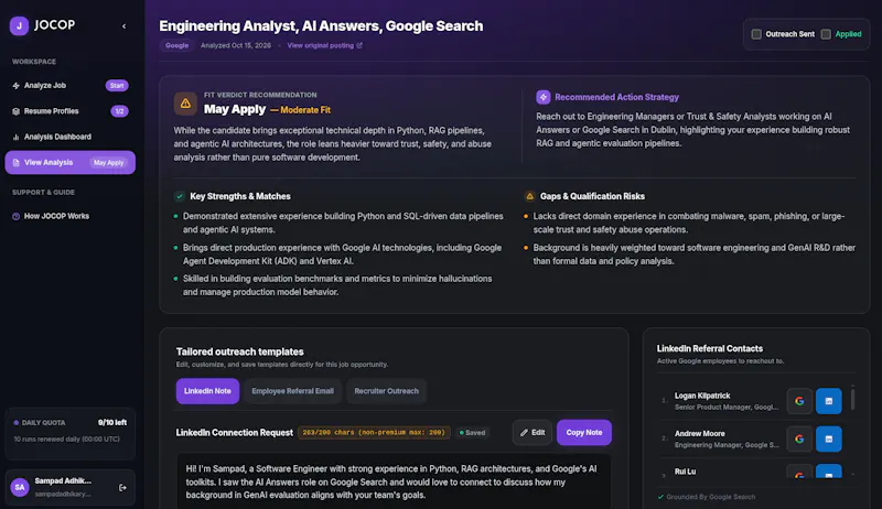 JOCOP 1.5: Smarter Job Search screenshot 2