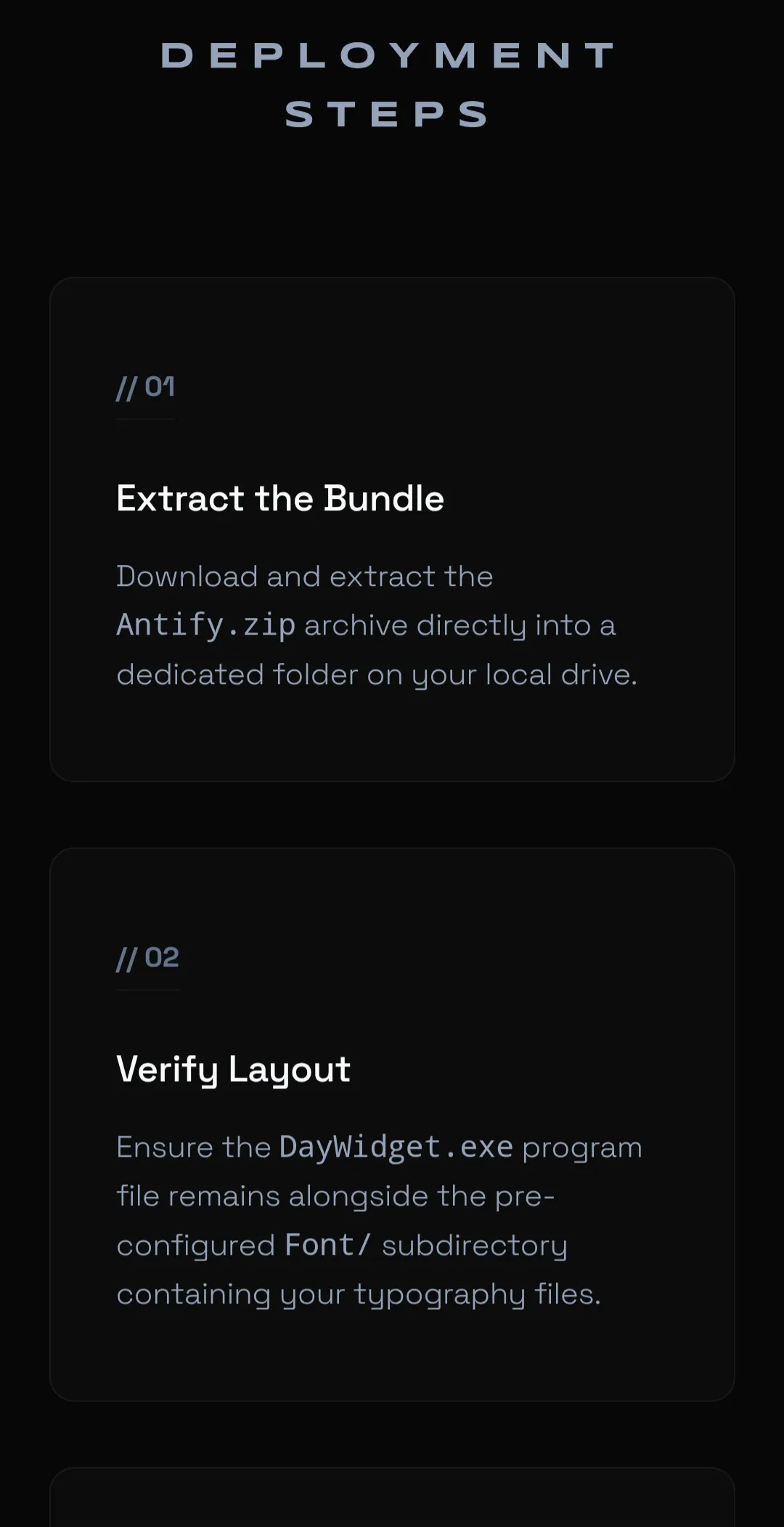 ANTIFY Daywidget gallery image