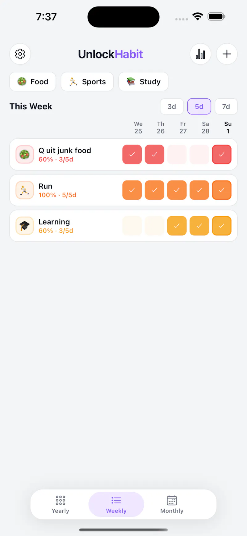 UnlockHabit screenshot 5