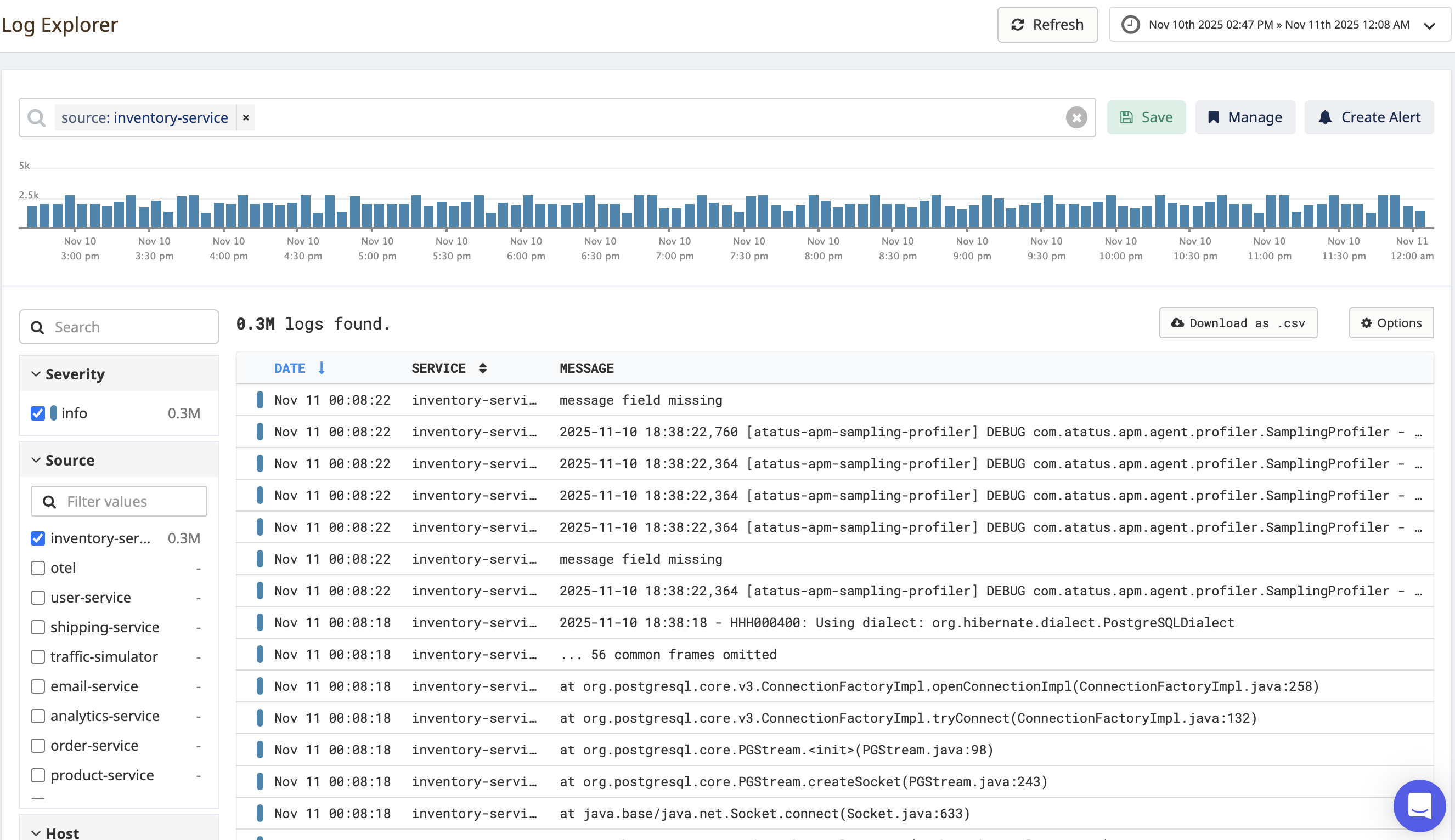Atatus - Screenshot 2 showing product features and functionality