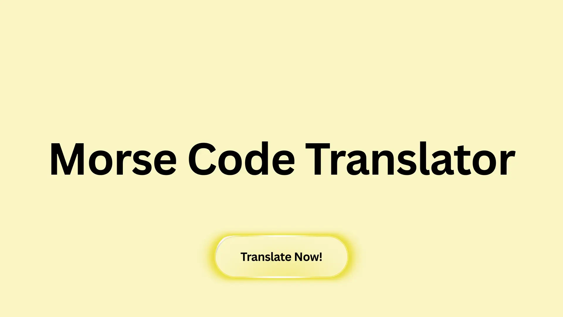 Morse Code Translator screenshot 1