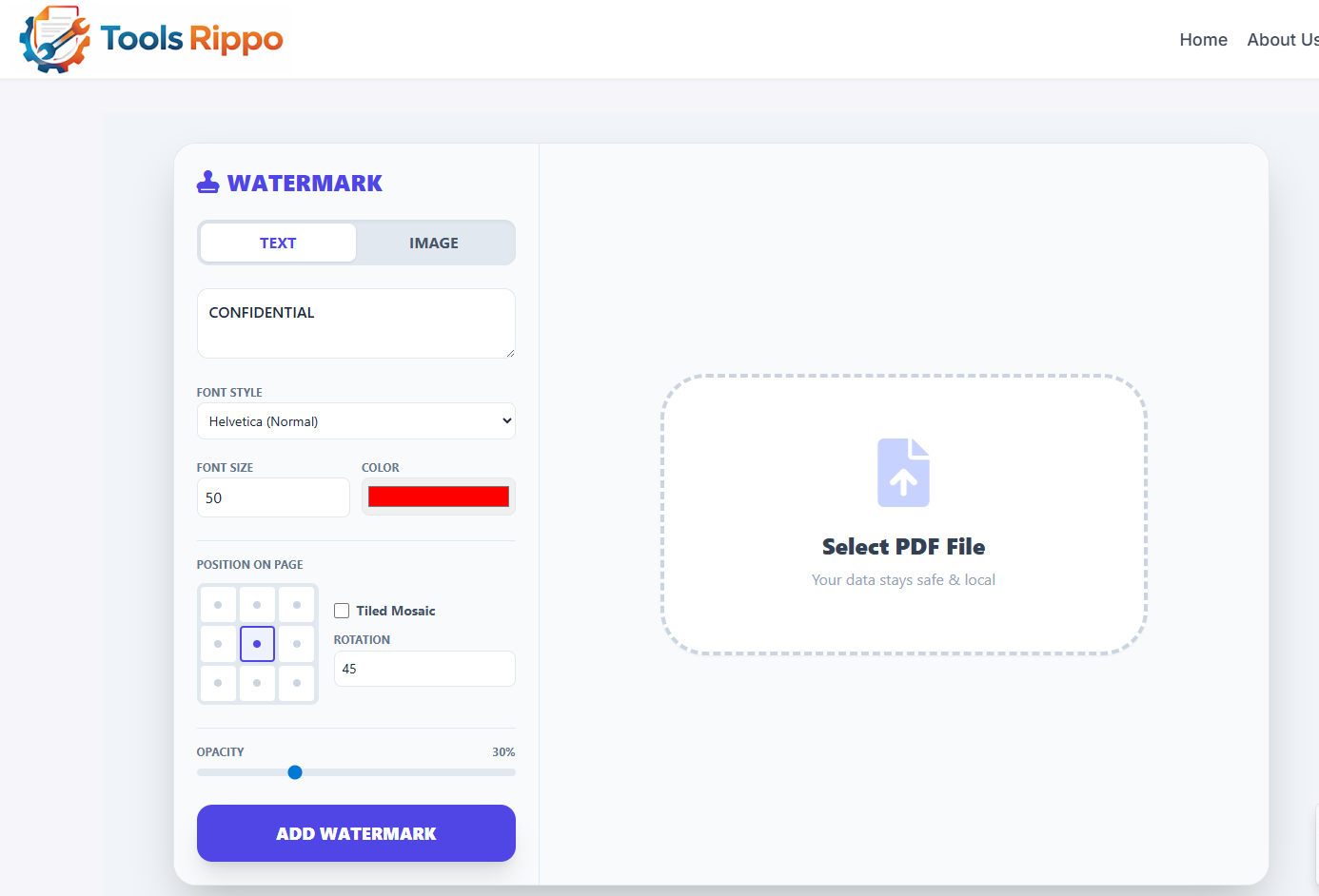 Tools Rippo - Screenshot 2 showing product features and functionality