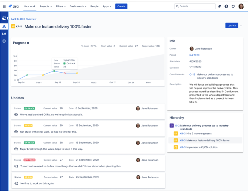 OKR for Jira gallery image