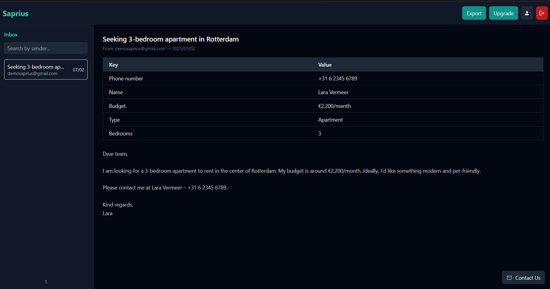 saprius gallery image