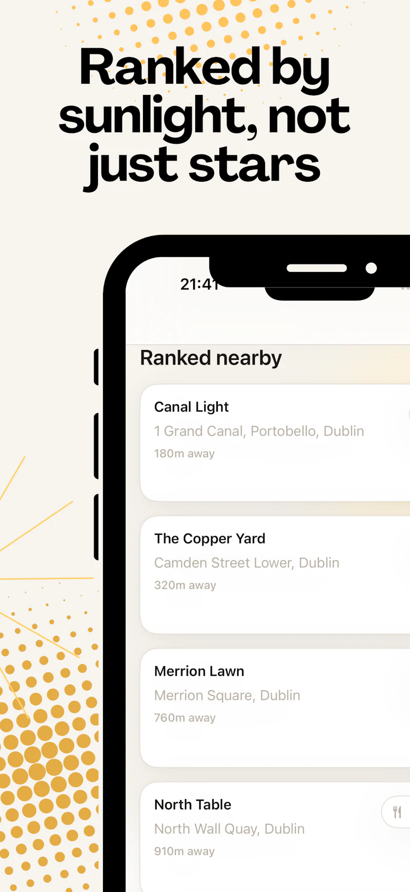 Find sunny spots in real time ☀️ screenshot 3