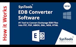 SysTools EDB to PST Converter Software media 1