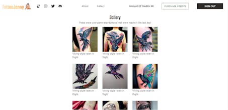 Tattoo Jenny gallery image