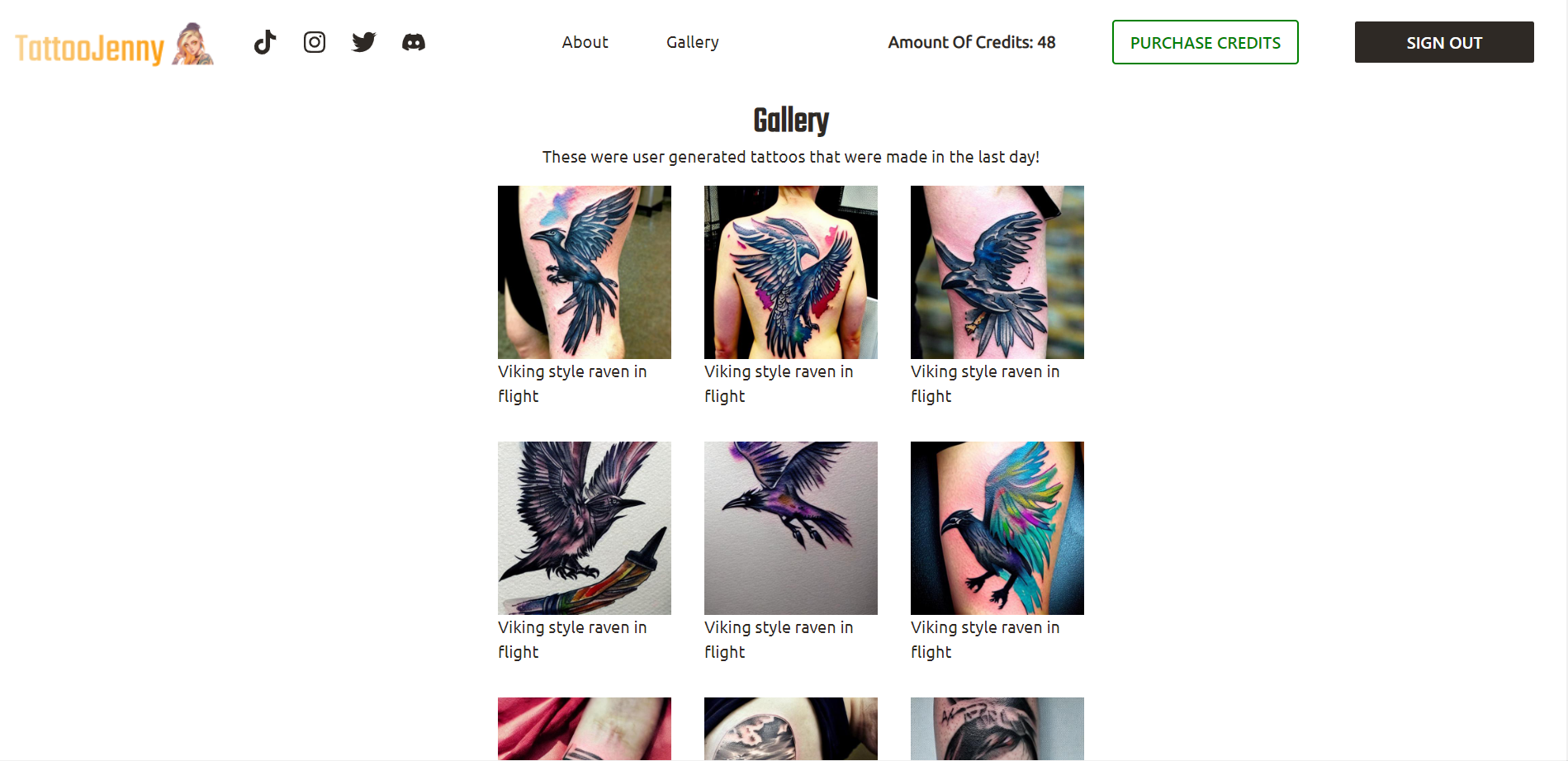 Tatuaje Jenny - AI Generador de ideas de tatuaje media 3