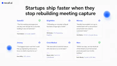 Startup Program by Recall.ai gallery image