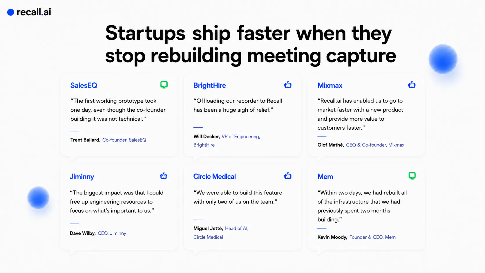 Startup Program by Recall.ai screenshot 3