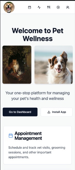 Mídia 2 de MypetwellnessApp - “PAWSITIVIVE PET WELLESS - Cuidado inteligente para animais de estimação mais felizes! 🐾” ”
