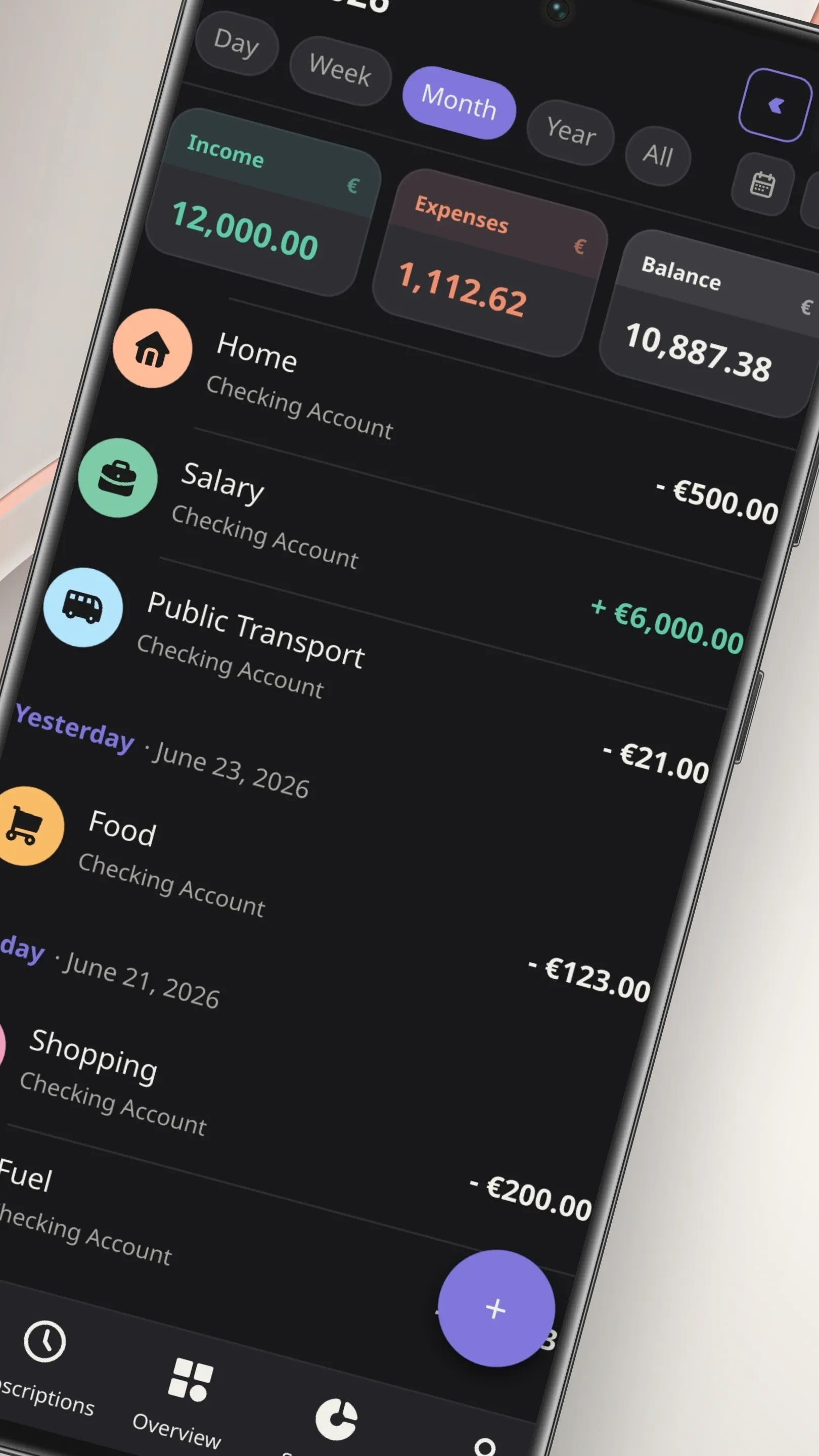 Budget & Subscription Tracker gallery image