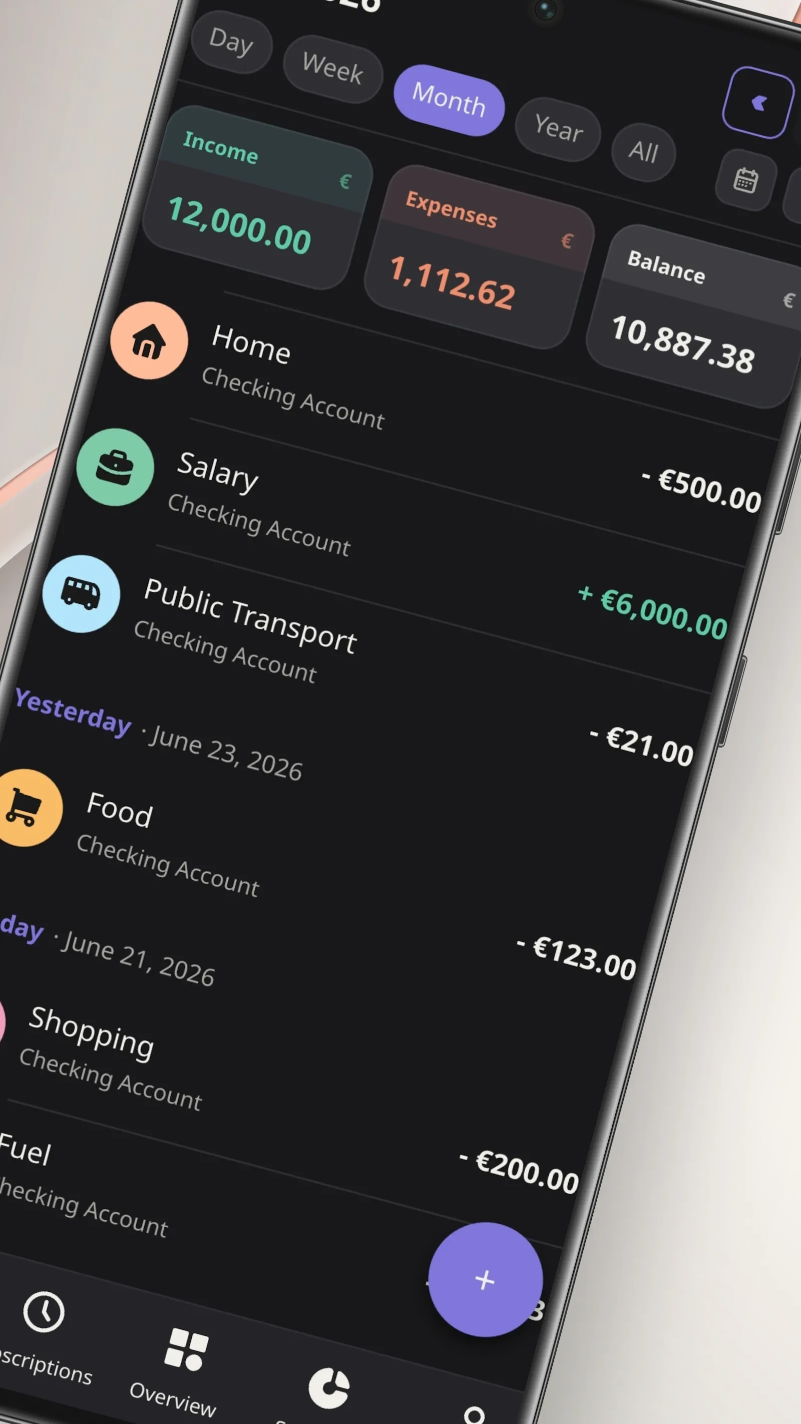 Budget & Subscription Tracker screenshot 3