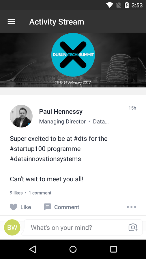 Dublin Tech Summit app gallery image