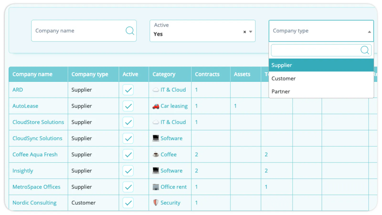 Contractpedia screenshot 2