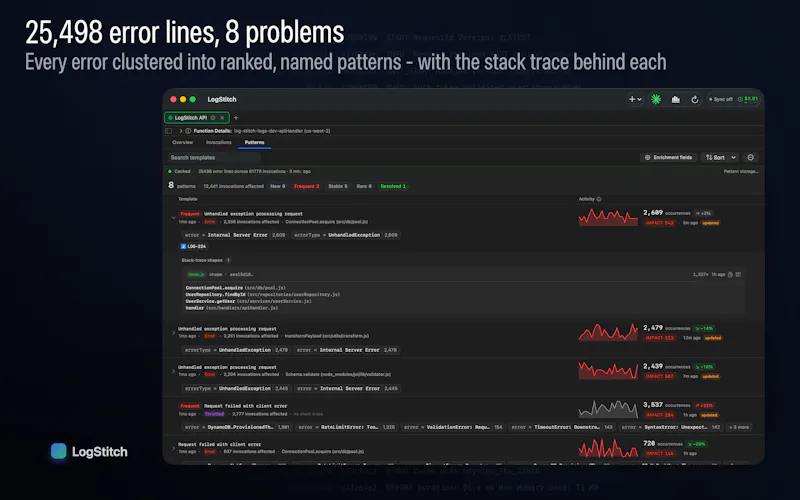 LogStitch screenshot 2