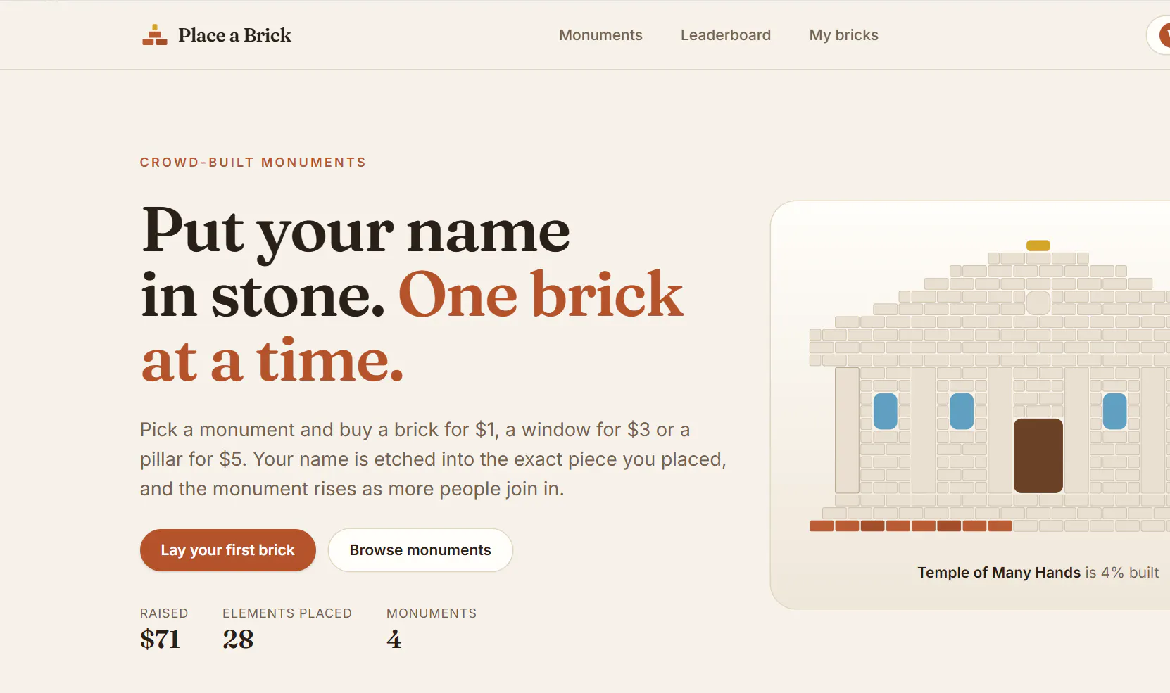 Place a Brick gallery image