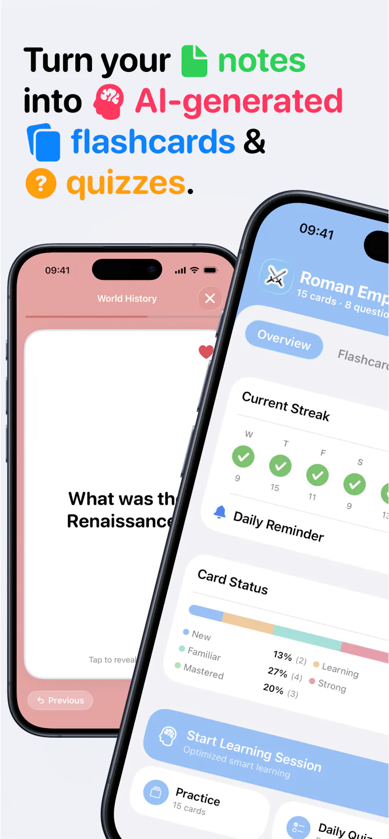 Flashio: AI Flashcards with Focus Lock screenshot 1
