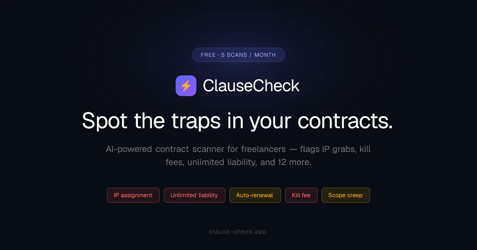 ClauseCheck — Stop signing bad contracts screenshot 2
