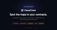 ClauseCheck — Stop signing bad contracts