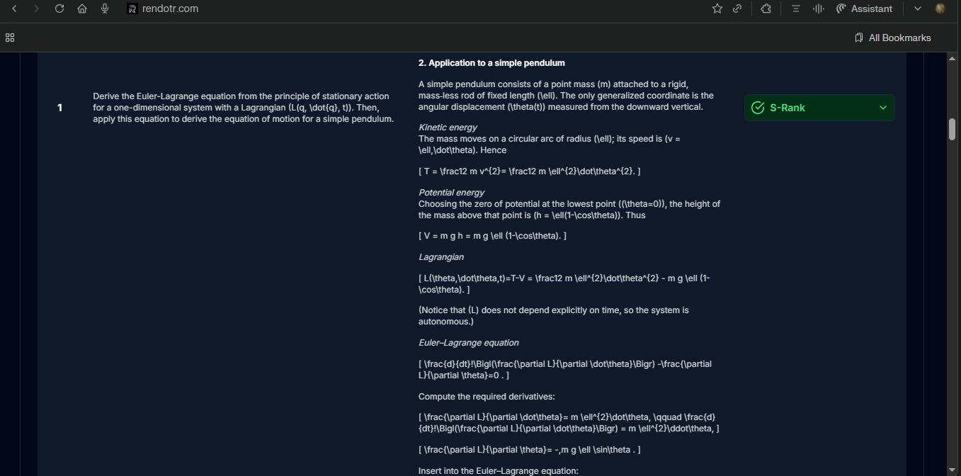 Rendotr - Screenshot 2 showing product features and functionality