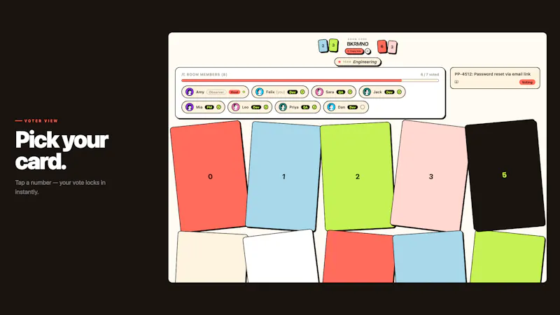 PointPoker screenshot 2