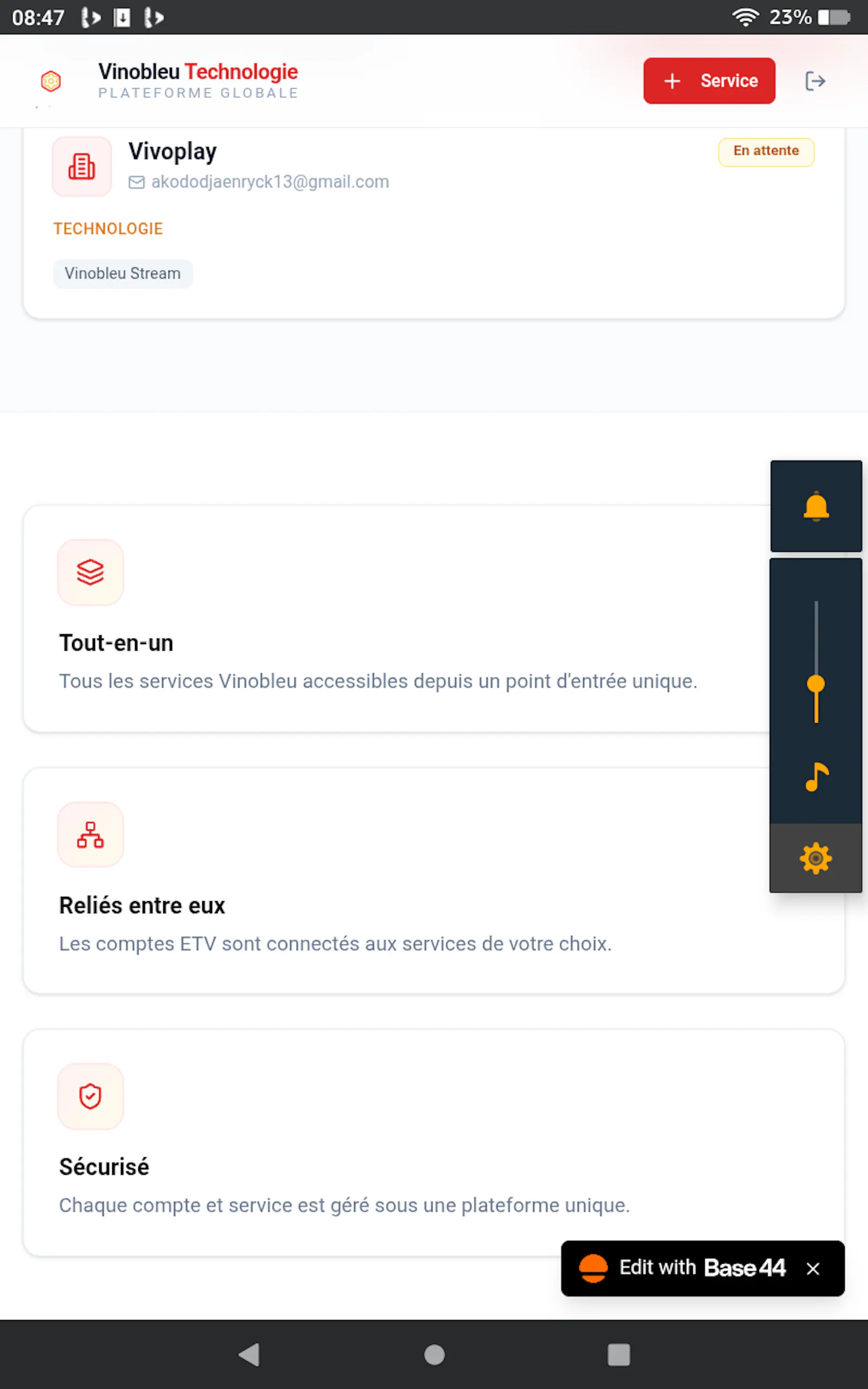 Vinobleu cznter screenshot 3