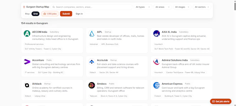 Gurgaon Startup Map screenshot 2