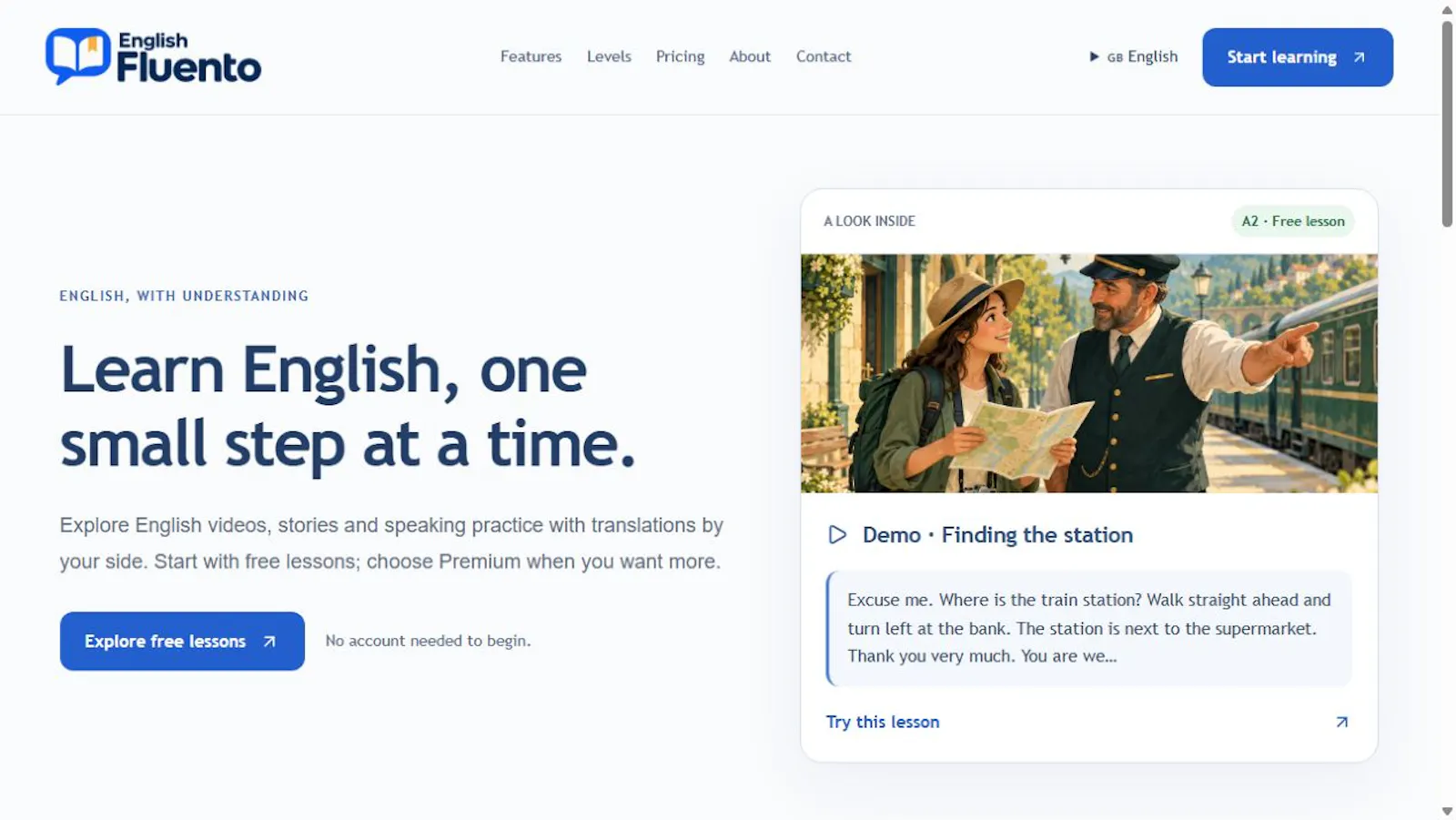 English Fluento screenshot 1