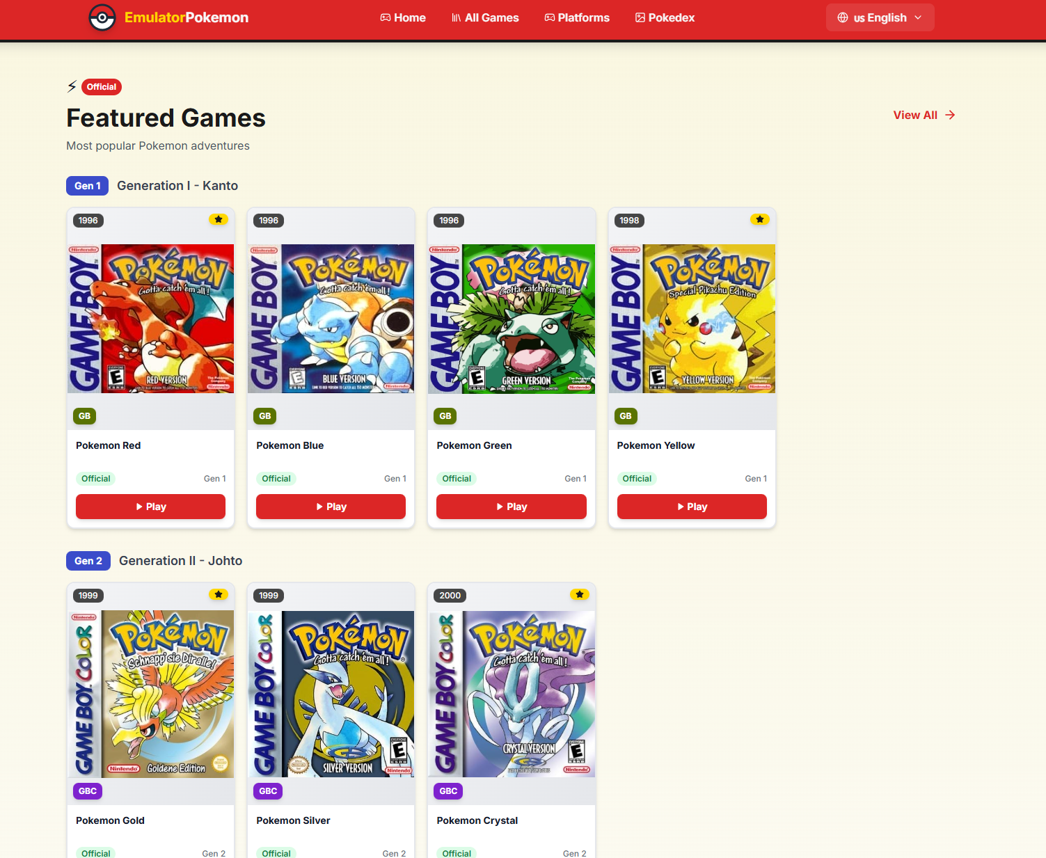 EmulatorPokemon - Screenshot 3 showing product features and functionality