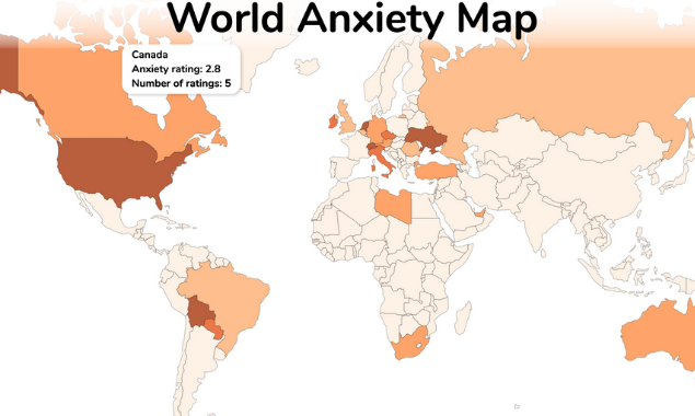 World Anxiety Map gallery image