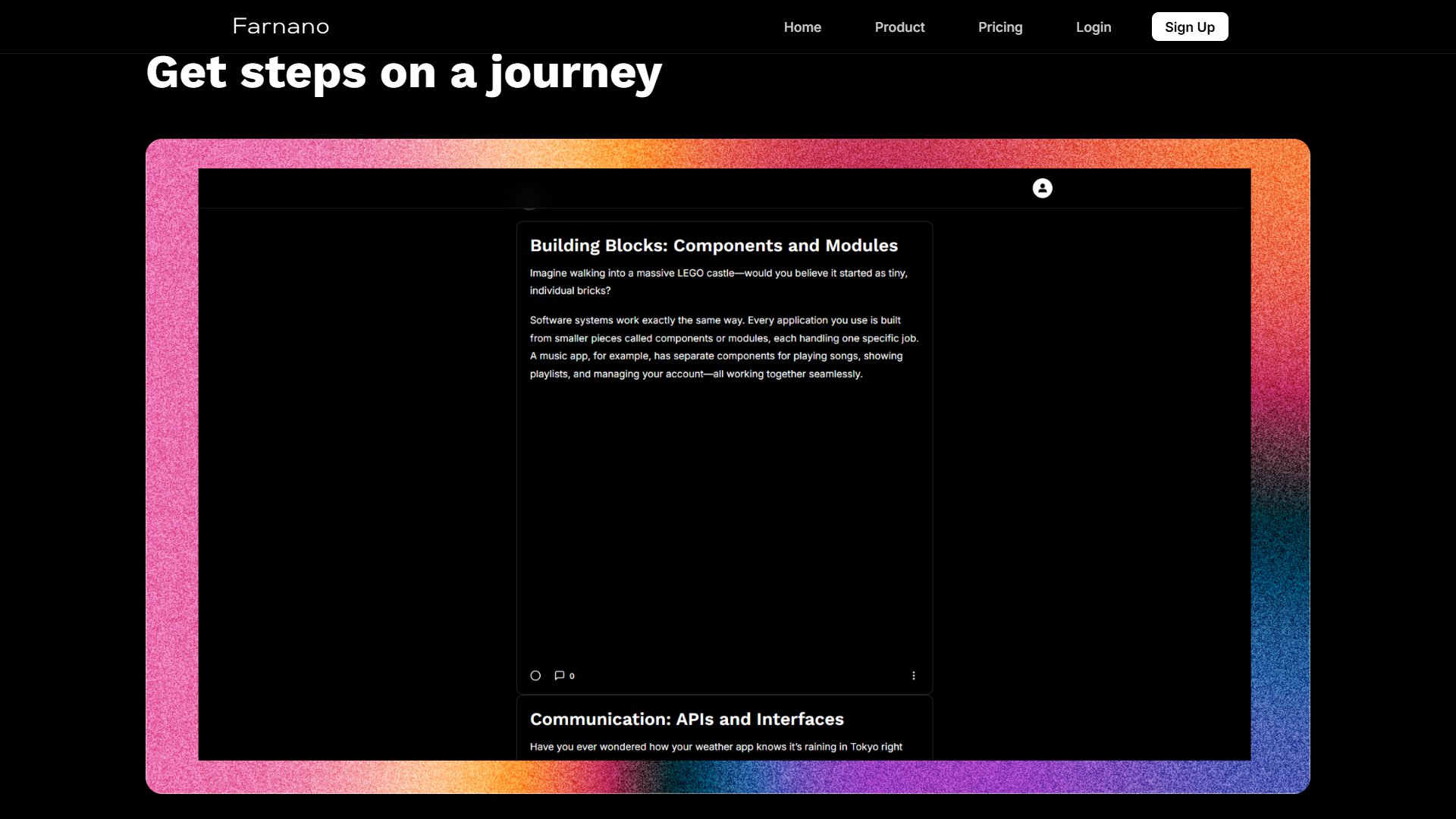 Farnano - Main product screenshot demonstrating key features and user interface