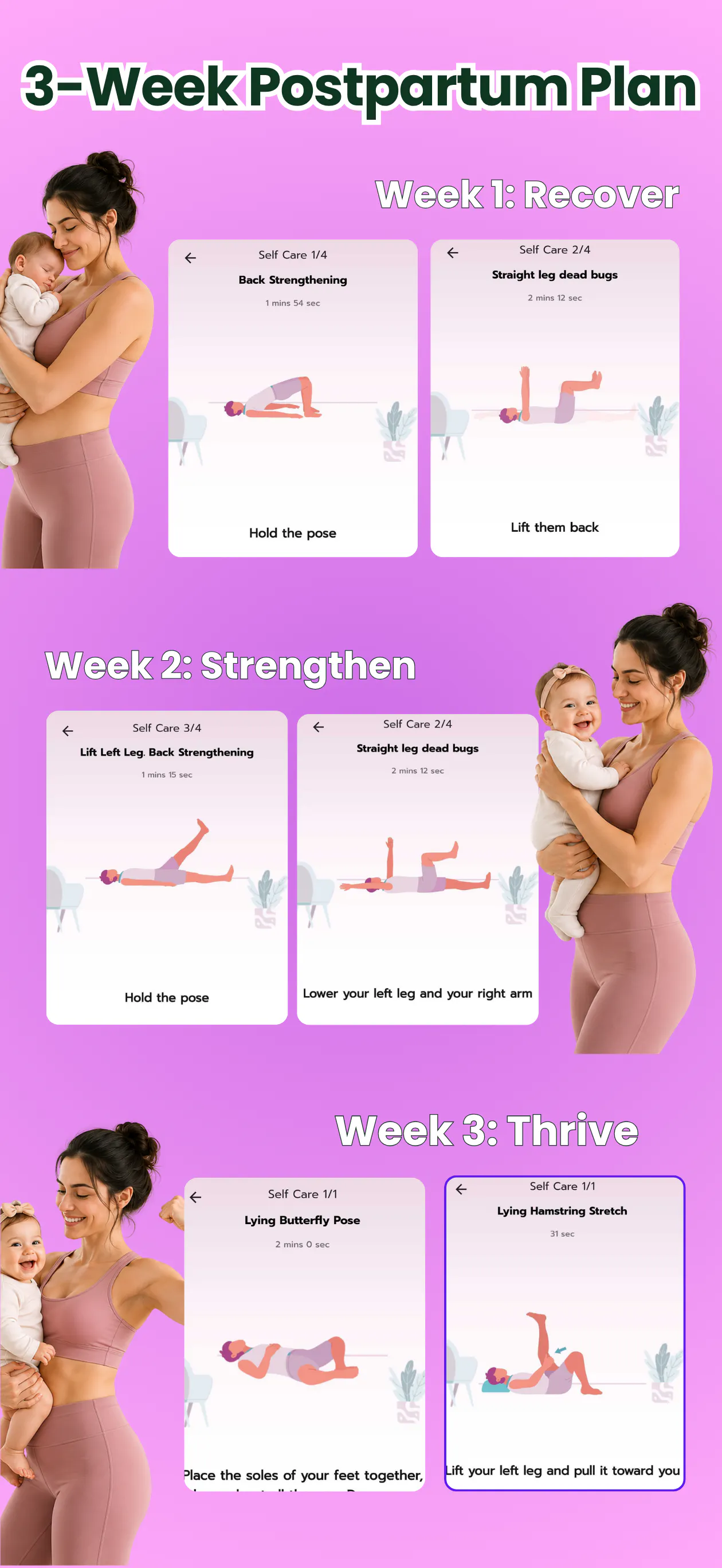 Daily Postpartum Recovery Workouts Guide gallery image