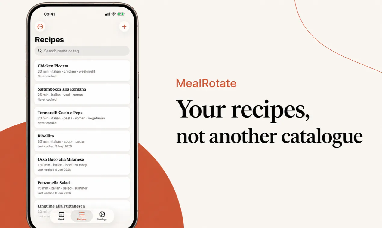 MealRotate screenshot