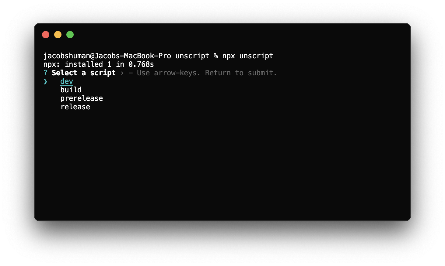 No escrita - Ejecute scripts NPM utilizando nombres de script acortados automáticamente media 5