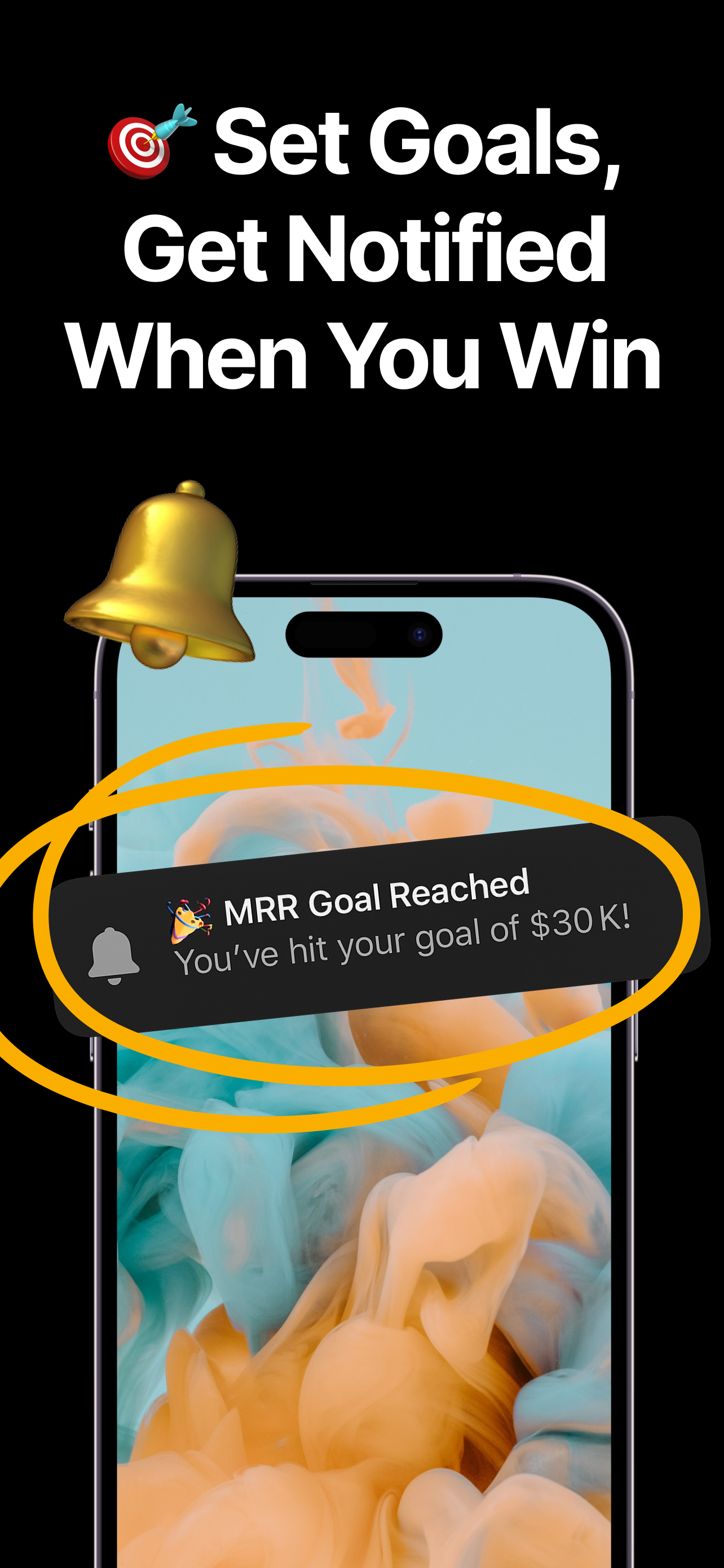 Traccia gli obiettivi MRR e Hit - App mobile - Traccia con facilità il tuo MRR.Festeggia, condividi con il mondo. media 4