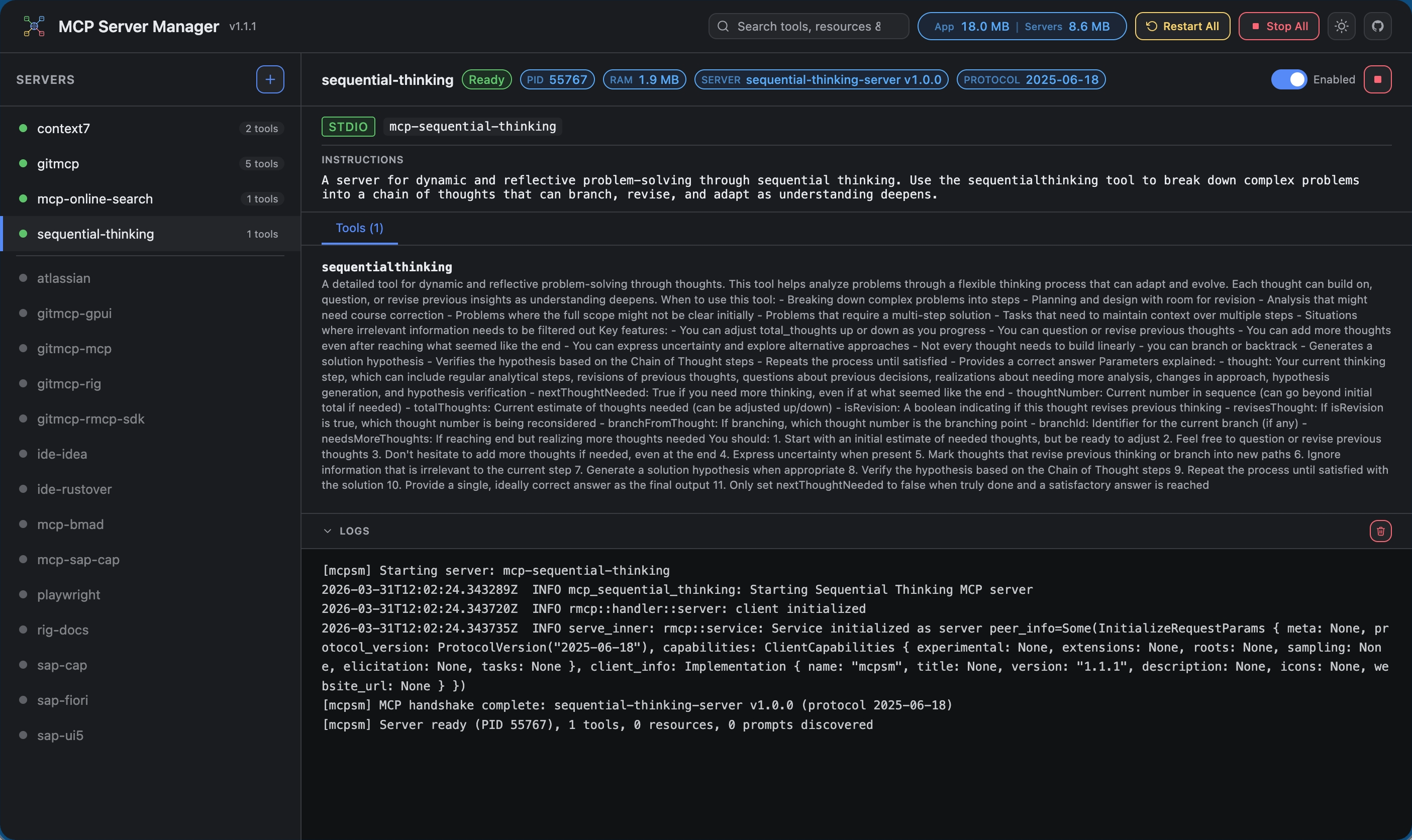 MCP Server Manager gallery image