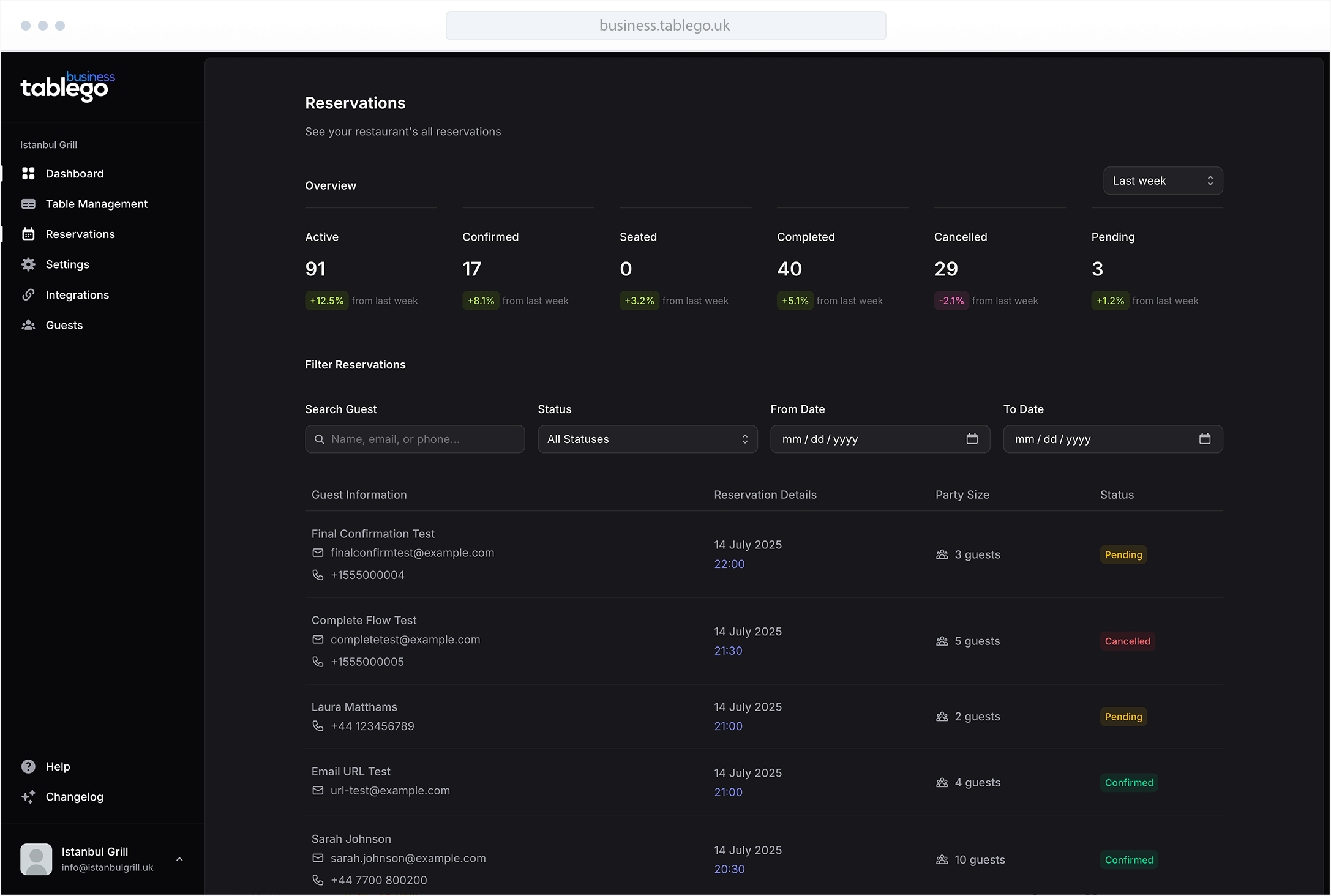TableGo Business - Screenshot 3 showing product features and functionality