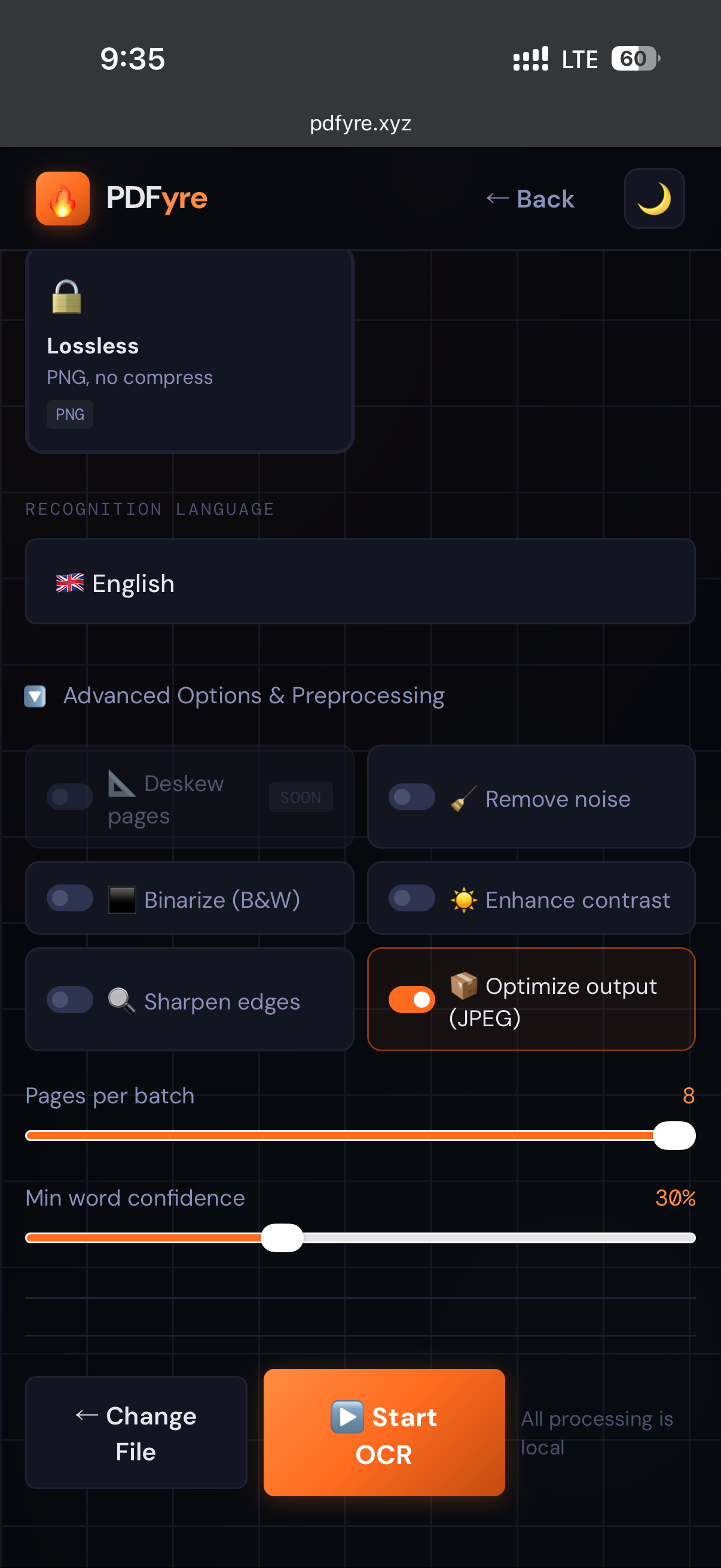 PDFyre - Parallel Multi-Engine OCR. gallery image