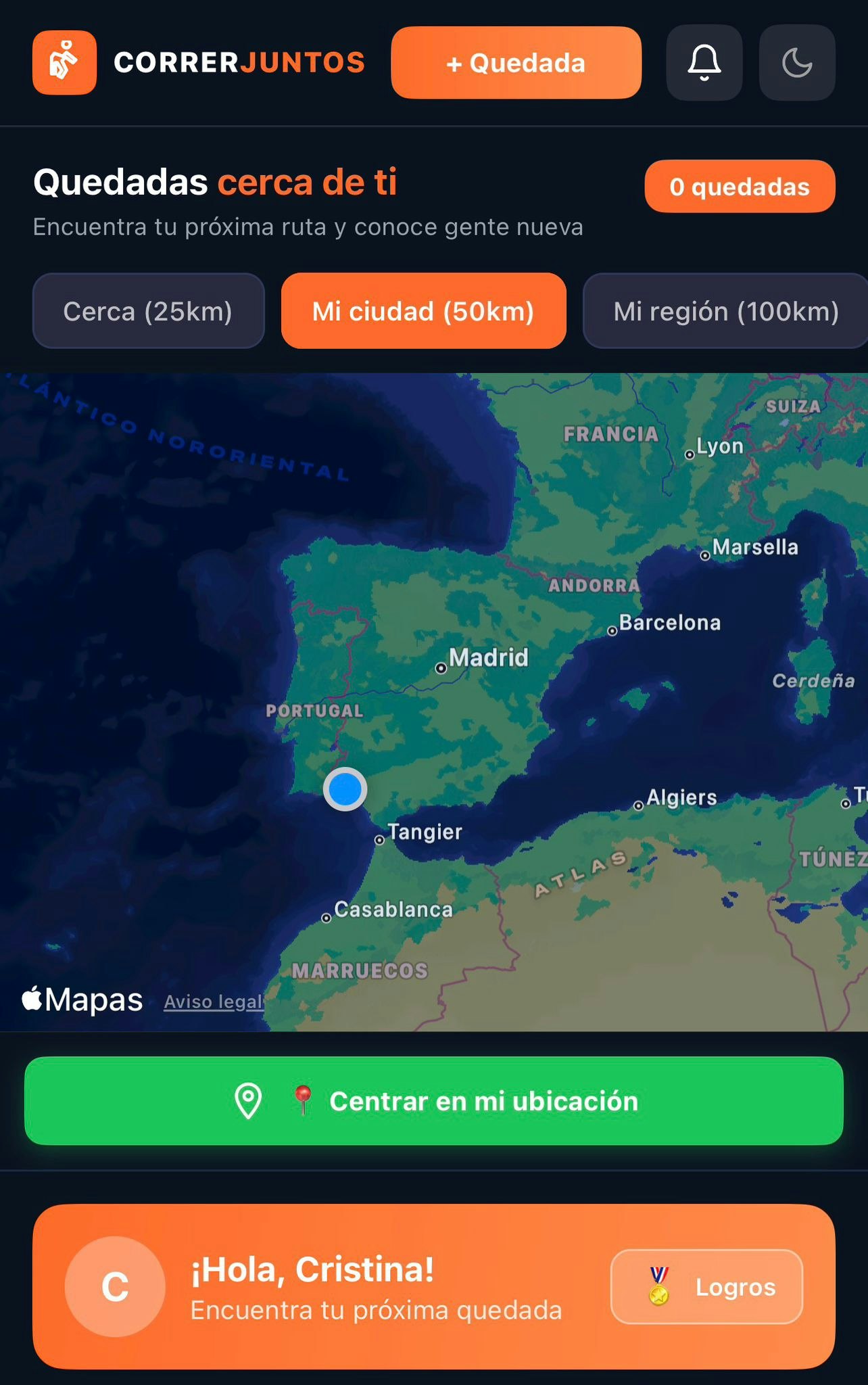 CorrerJuntos - Product Hunt launch logo and brand identity
